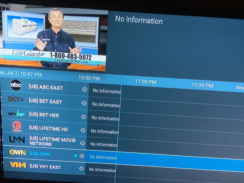 Fix EPG on TiviMate